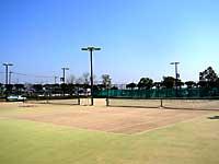 三田川中央公園テニスコートの外観写真