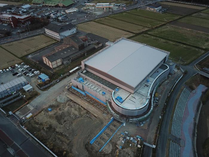 文化体育館南東側