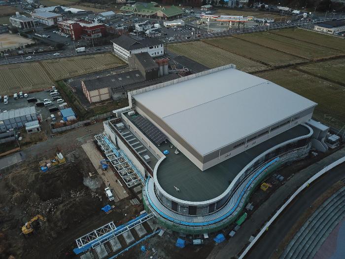 空撮文化体育館南東側