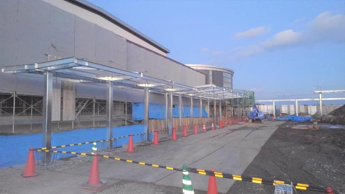 駐輪場車椅子駐車場庇