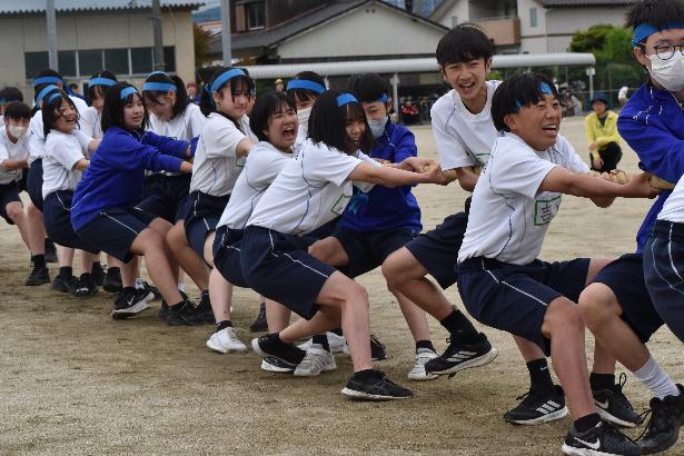 綱引きの様子